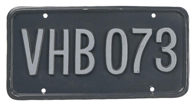 License plates
